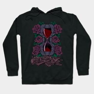 Bones and Roses - Gothic Hourglass Hoodie